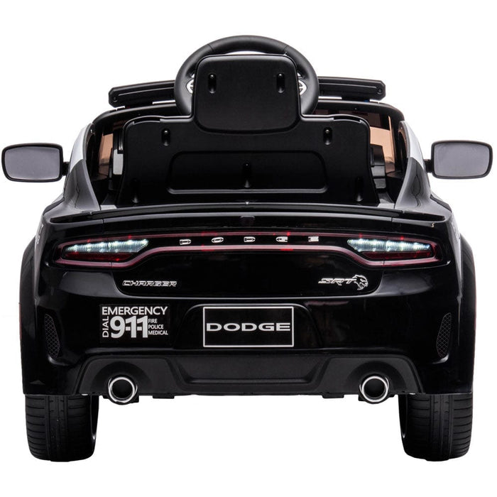 Dodge Charger SRT Politie Kinderauto 12V + 2.4G RC - Trapautodealer
