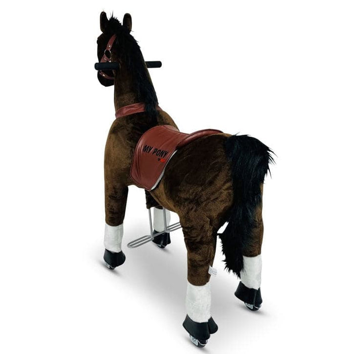 Donkerbruin Met Witte Bles Speelgoed Paard My Pony (3-6 jaar) (MP2009-S) - Trapautodealer