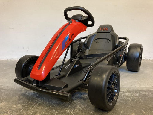 Drift Kart Rood 24V Kinderauto 200W met 25.000RPM Motoren (18 km/u) - Trapautodealer