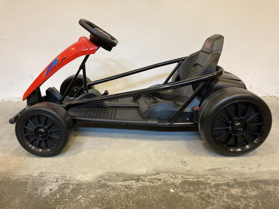 Drift Kart Rood 24V Kinderauto 200W met 25.000RPM Motoren (18 km/u) - Trapautodealer