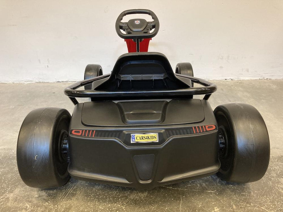 Drift Kart Rood 24V Kinderauto 200W met 25.000RPM Motoren (18 km/u) - Trapautodealer