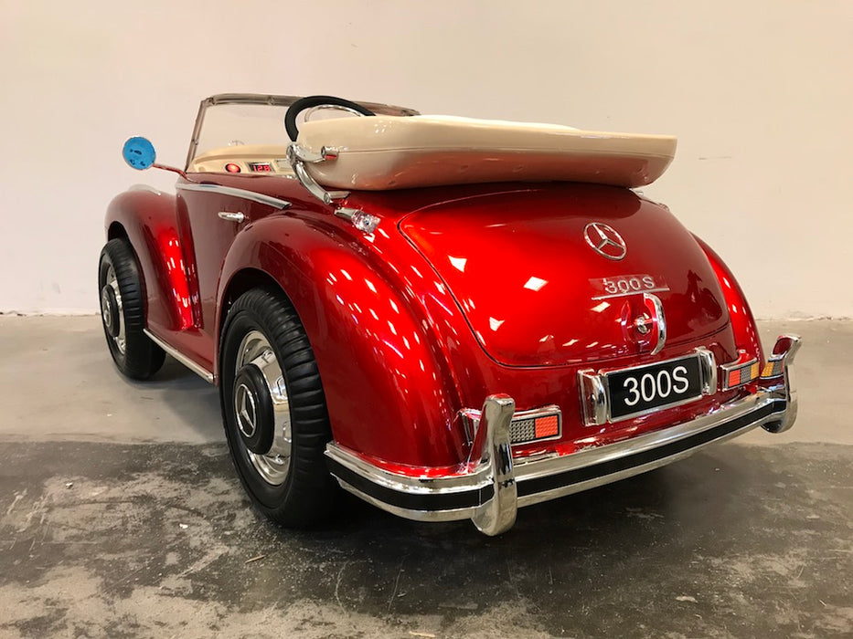 Mercedes 300 S Accu Auto 12V + 2.4G Afstandsbediening (rood) - Trapautodealer