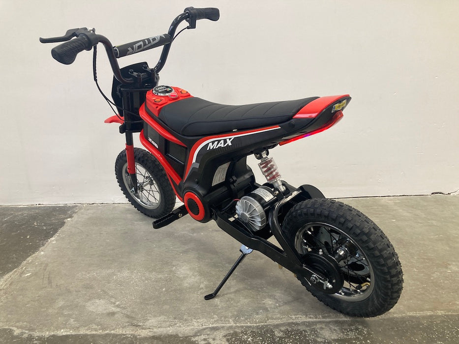 Kinder crossmotor 24V 350 Watt (rood) - Trapautodealer