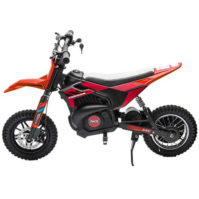 Elektrische kinder crossmotor 24 volt X Bike Rood - 250 watt - Trapautodealer