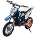 Kinder crossmotor 36V 350 watt (blauw/oranje) - Trapautodealer