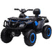 Elektrische kinderquad 24 volt 4WD (blauw) - Trapautodealer