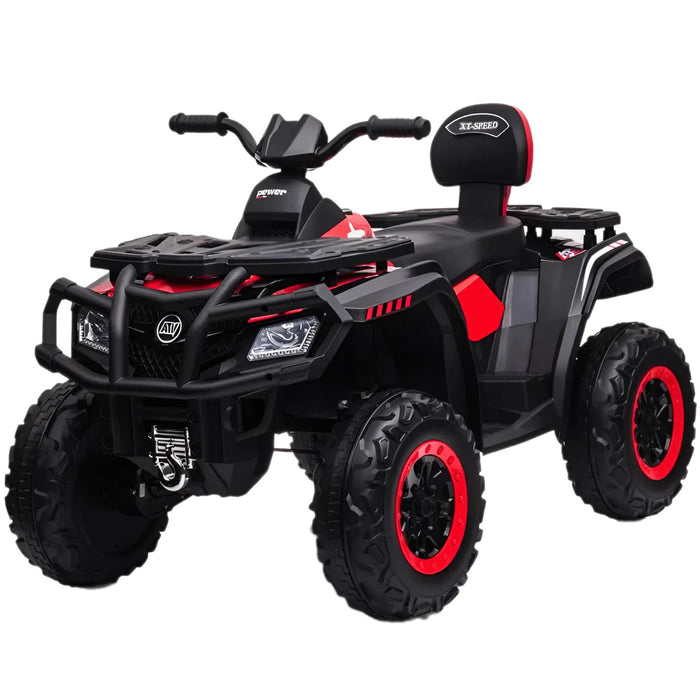 Elektrische kinderquad 24 volt 4WD (rood) - Trapautodealer