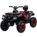 Elektrische kinderquad 24 volt 4WD (rood) - Trapautodealer