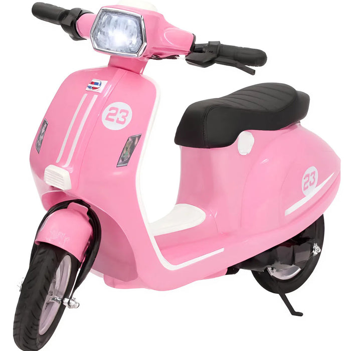 Elektrische kinderscooter 24V 350 watt (roze) - Trapautodealer