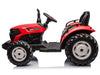 Kinder tractor 24V met aanhanger + 2.4G RC (Rood) - Trapautodealer