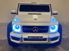 Mercedes G63 AMG 6x6 Kinderauto 12V 4WD + 2.4G RC (wit) - Trapautodealer