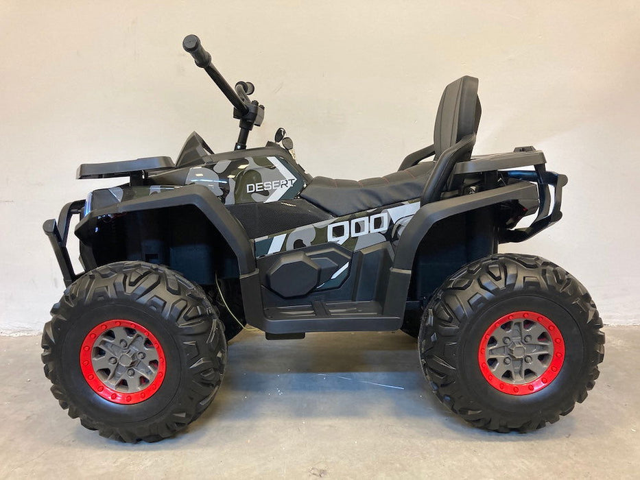 Elektrische Kinderquad Camouflage 12V - Stoer Design - Trapautodealer