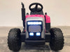 Elektrische Kindertractor 12V + 2.4G RC + Aanhanger (roze) - Trapautodealer