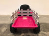 Elektrische Kindertractor 12V + 2.4G RC + Aanhanger (roze) - Trapautodealer