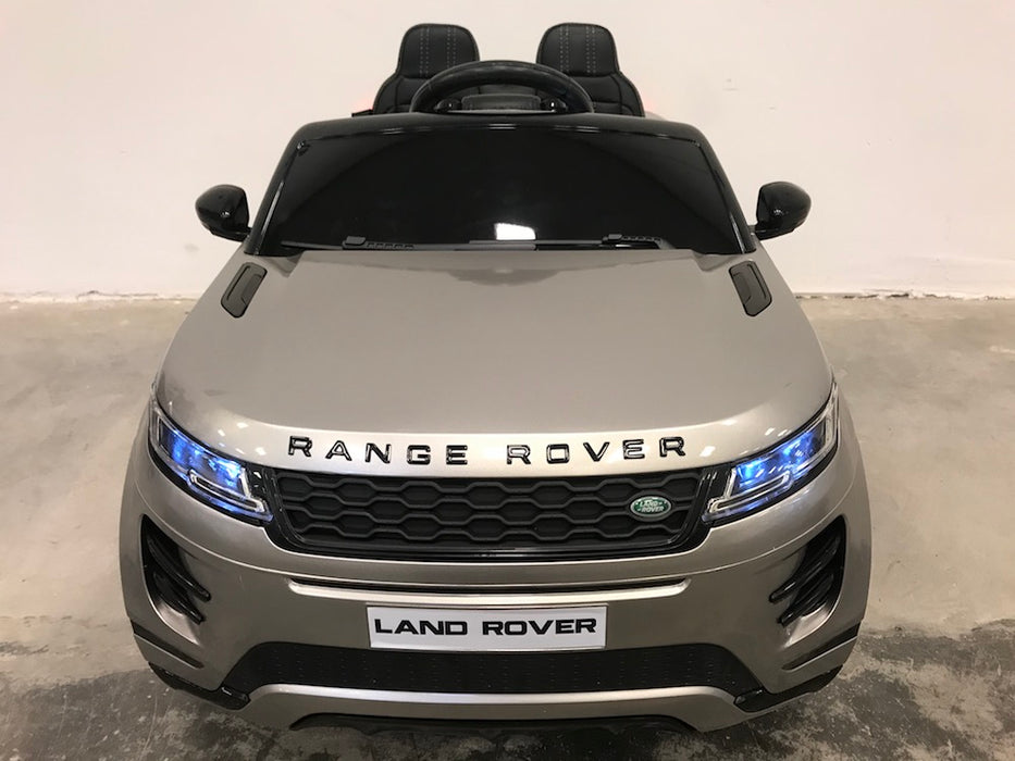 Range Rover Evoque Accu kinderauto 12V 4WD + 2.4G RC (zilvergrijs) - Trapautodealer