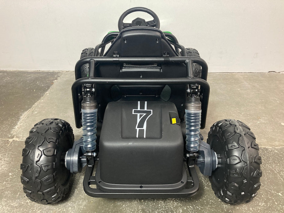 Spark elektrische kinderbuggy 24V (groen) - Trapautodealer