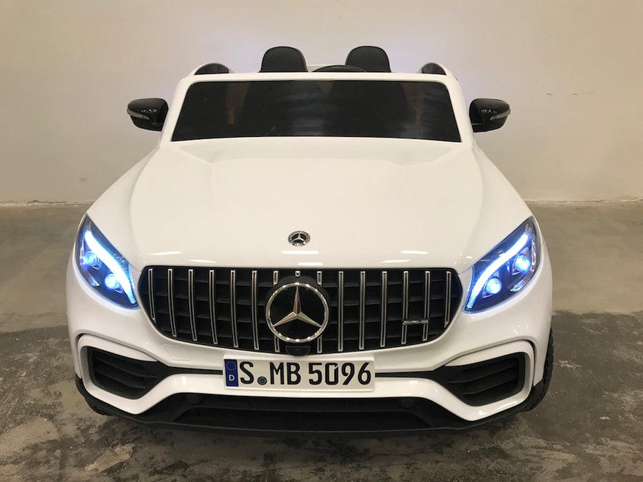 Mercedes GLC63 2-Persoons Accu Auto 12V 4WD + 2.4G RC (wit) - Trapautodealer