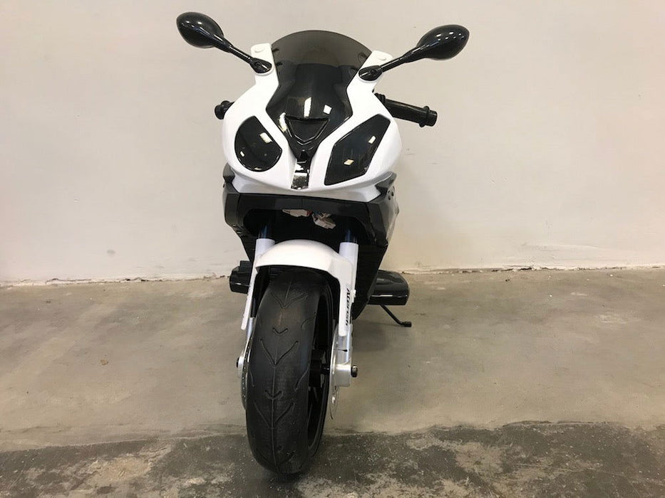 Elektrische kindermotor BMW S1000 12V grijs - Trapautodealer
