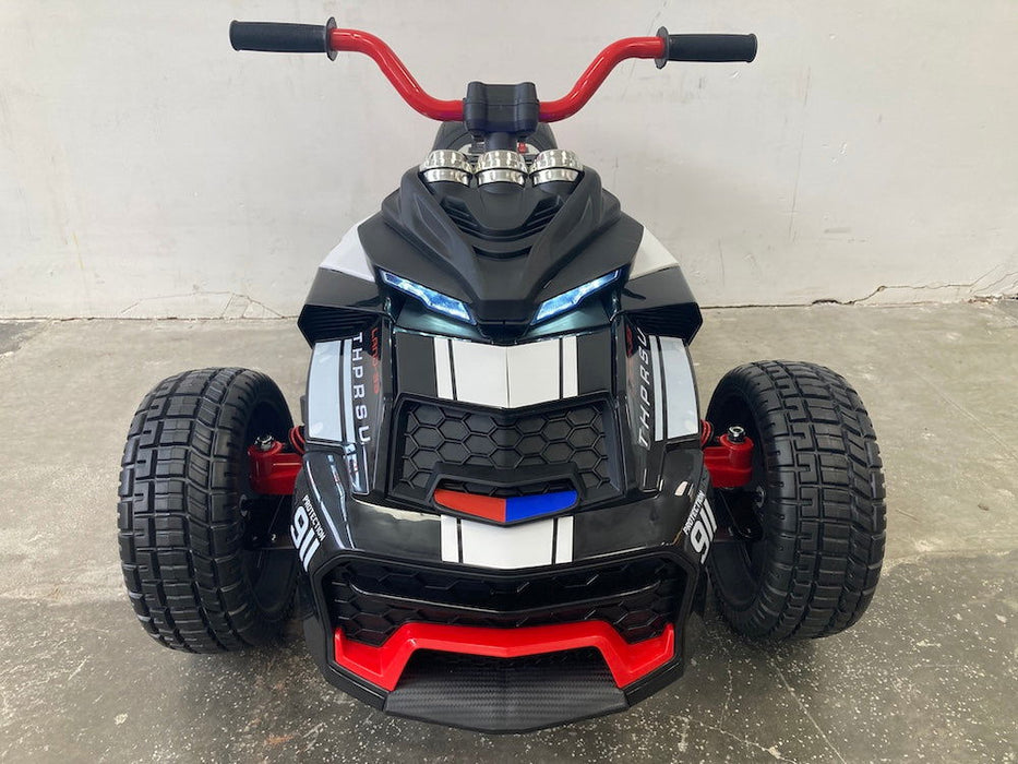 Elektrische kindermotor Spyder 12 volt Politie - Trapautodealer