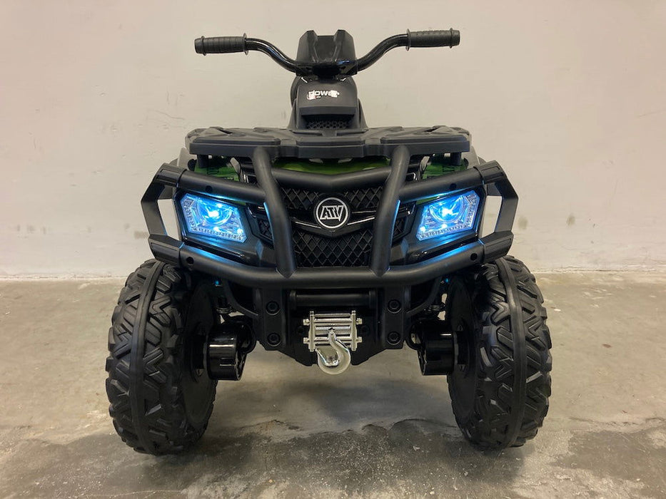 Elektrische kinderquad 24 volt 4WD (groen) - Trapautodealer