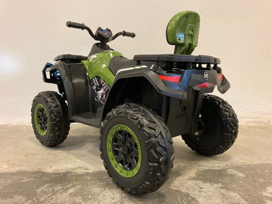 Elektrische kinderquad 24 volt 4WD (groen) - Trapautodealer