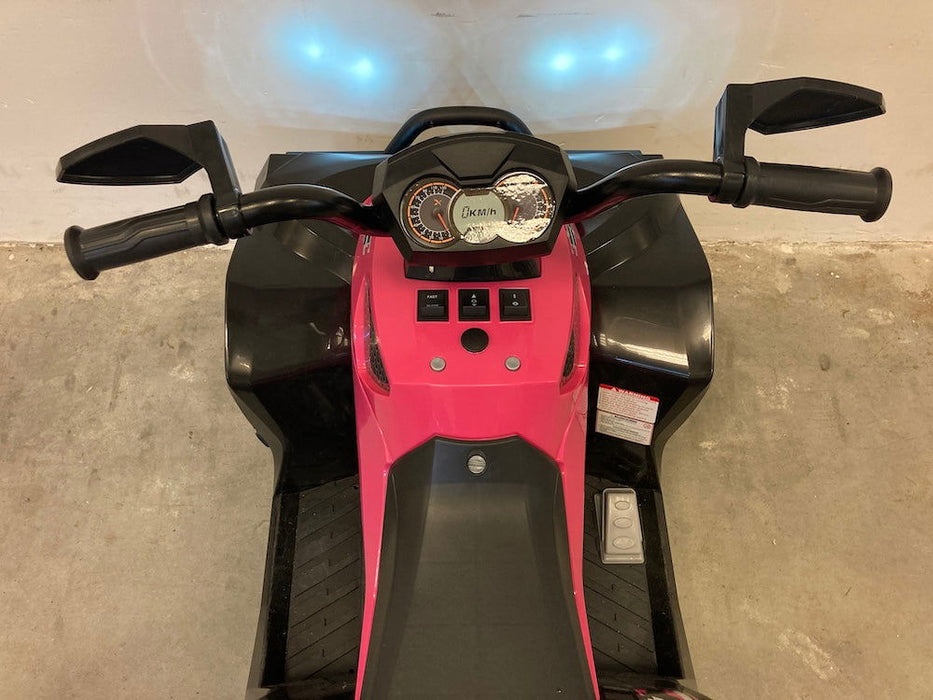 Elektrische kinderquad Python 12V (roze) - Trapautodealer