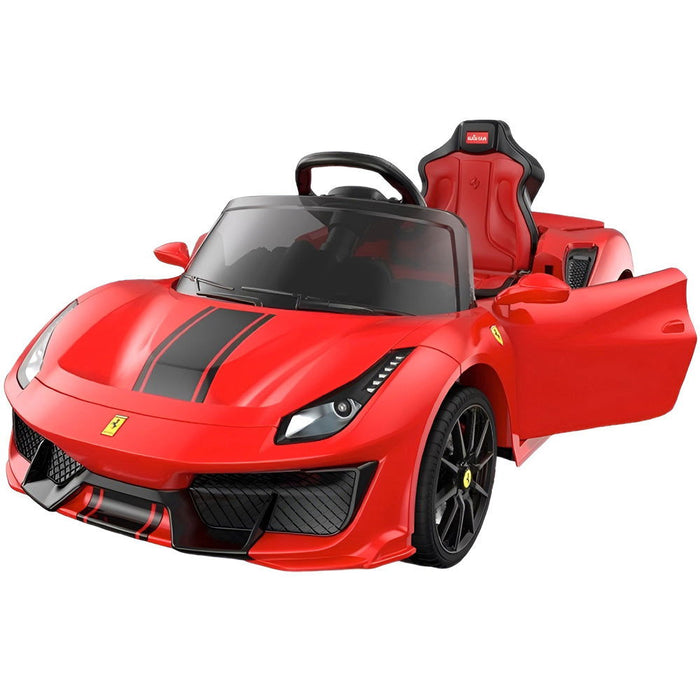 Ferrari 488 Pista Spider Kinderauto 12V + 2.4G RC - Trapautodealer