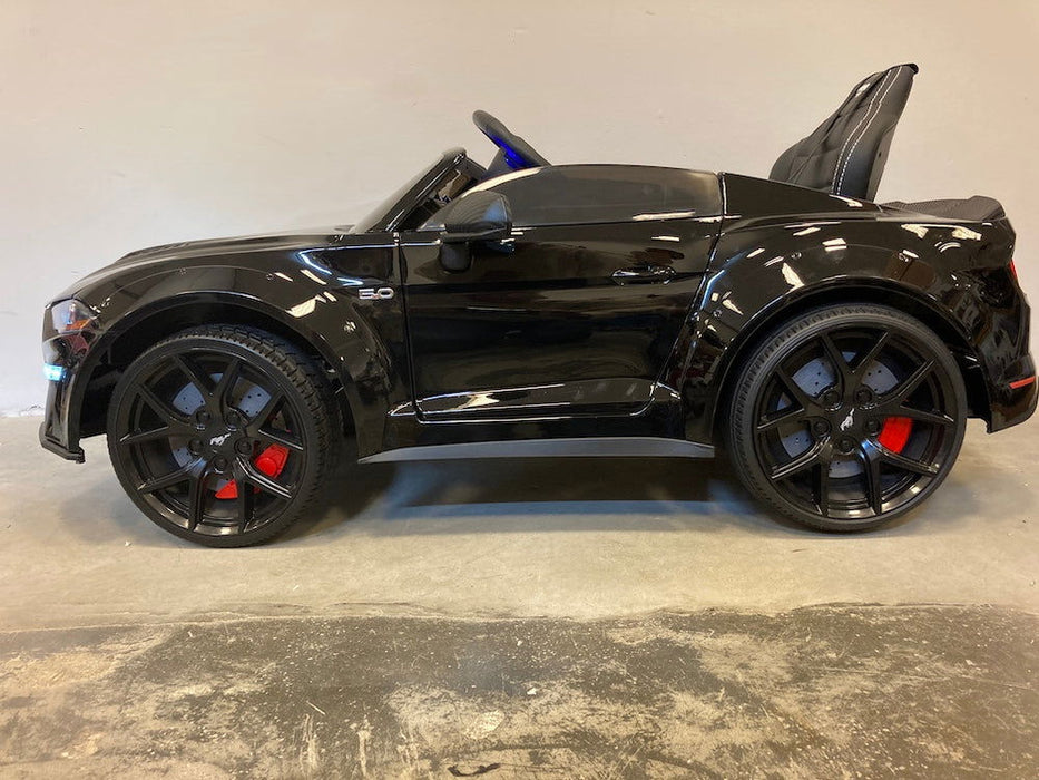 Ford Mustang Kinderauto 24V Drift + 2.4G Afstandsbediening (zwart) - Trapautodealer