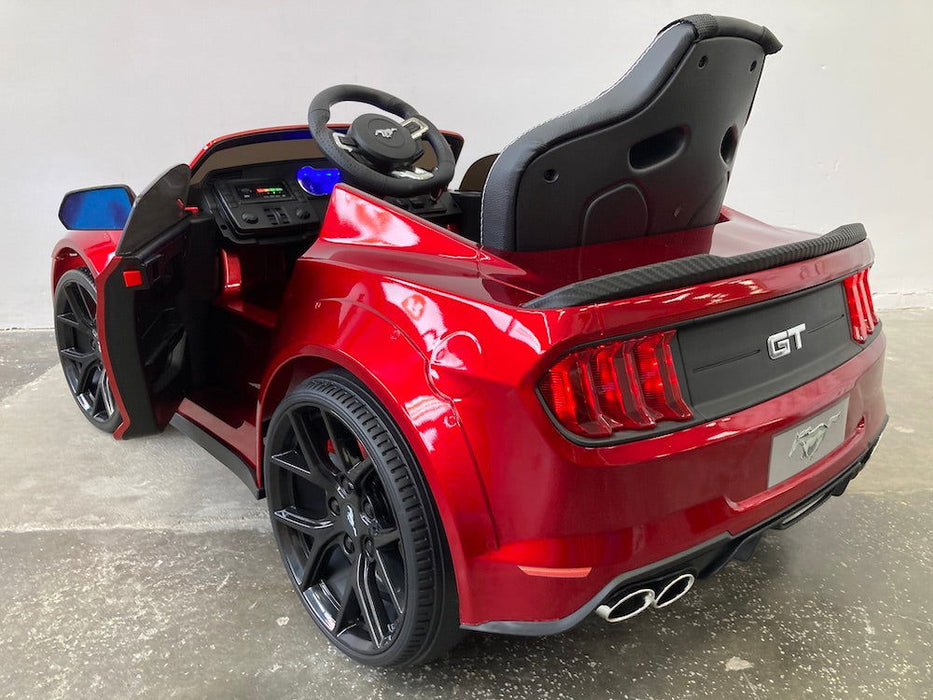 Ford Mustang drift Kinderauto 24V + 2.4G Afstandsbediening (rood) - Trapautodealer