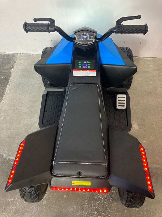Futur Cyber Kinderquad 12V (blauw) - Trapautodealer