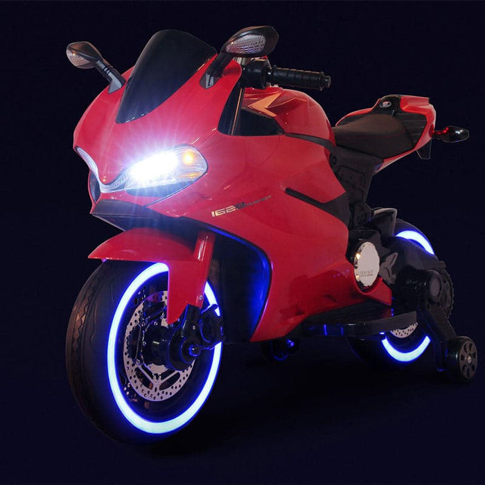 GP Kinder Racemotor 12 Volt (rood) - Trapautodealer
