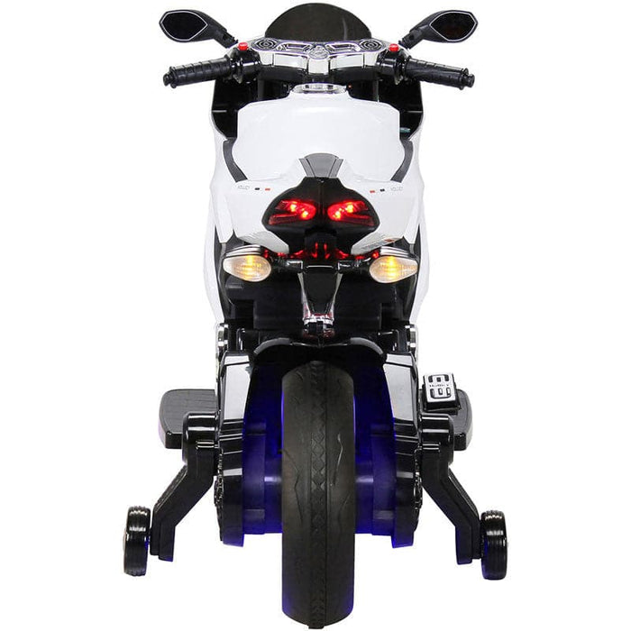GP Racemotor Voor Kinderen 12V (wit) - Trapautodealer
