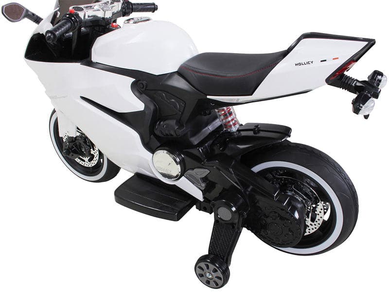 GP Racemotor Voor Kinderen 12V (wit) - Trapautodealer
