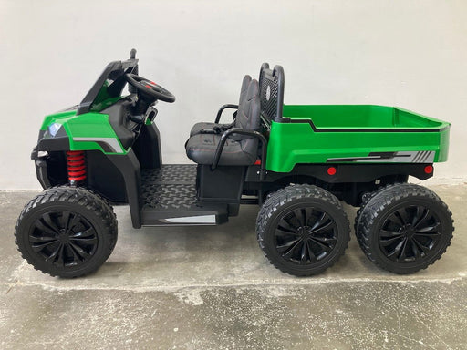 Gator Farmtruck 6X6 2-Persoons Kinderauto 12V + 2.4G RC (4WD) - Trapautodealer