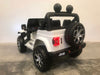 Jeep Wrangler Rubicon Accuauto 12V 4WD + 2.4G Afstandsbediening (wit) - Trapautodealer