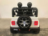 Jeep Wrangler Rubicon Accuauto 12V 4WD + 2.4G Afstandsbediening (wit) - Trapautodealer
