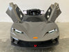 KTM X-Bow Elektrische Kinderauto  12V (Grijs metallic) + 2.4 RC - Trapautodealer
