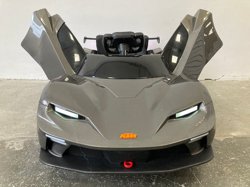 KTM X-Bow Elektrische Kinderauto  12V (Grijs metallic) + 2.4 RC - Trapautodealer
