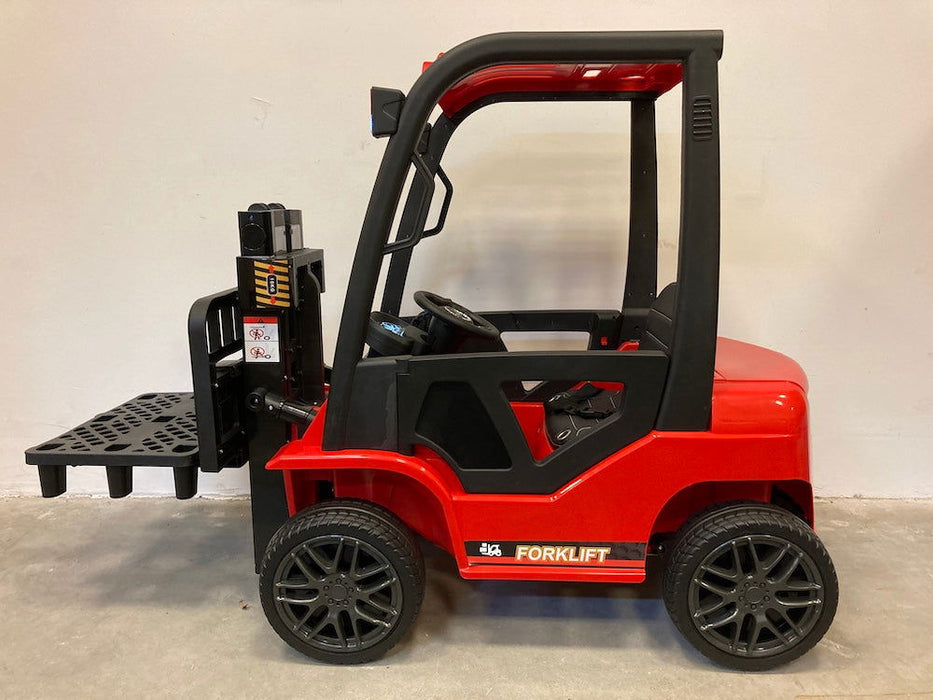 Kinder Heftruck Elektrisch 12V + 2.4G RC (rood) - Trapautodealer