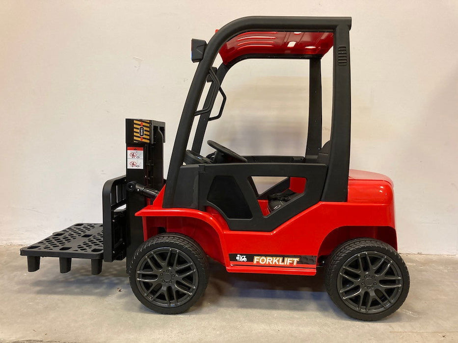 Kinder Heftruck Elektrisch 12V + 2.4G RC (rood) - Trapautodealer