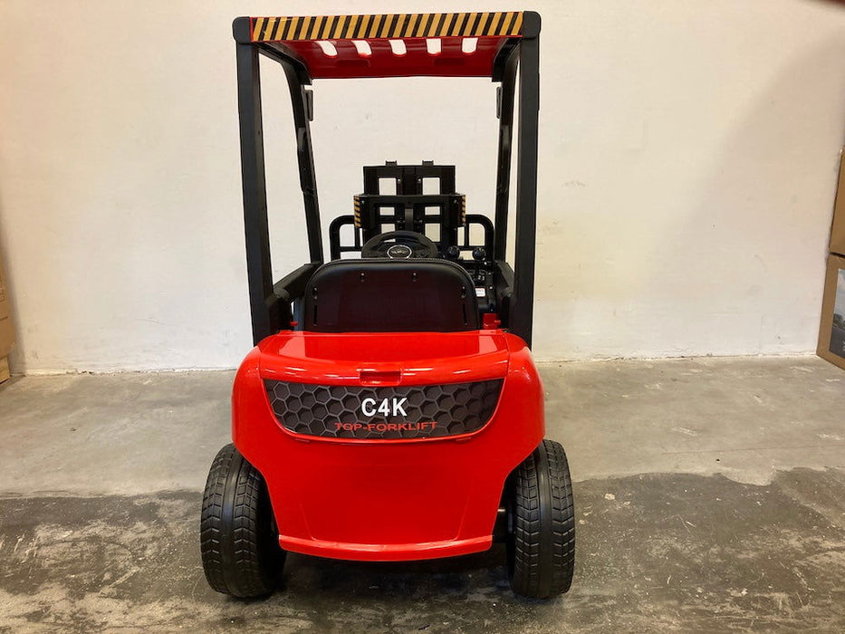 Kinder Heftruck Elektrisch 12V + 2.4G RC (rood) - Trapautodealer