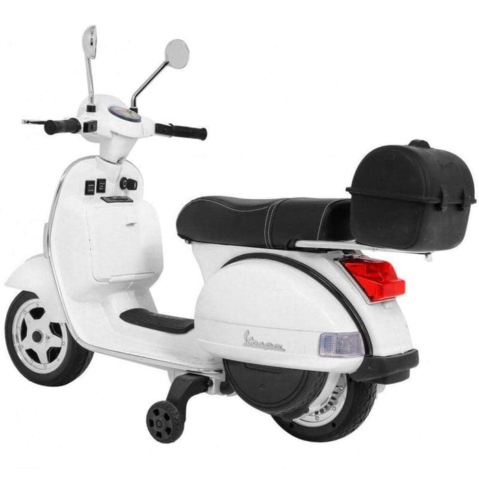 Kinder Vespa Scooter PX150 12V (wit) - Trapautodealer