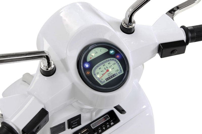 Kinder Vespa Scooter PX150 12V (wit) - Trapautodealer