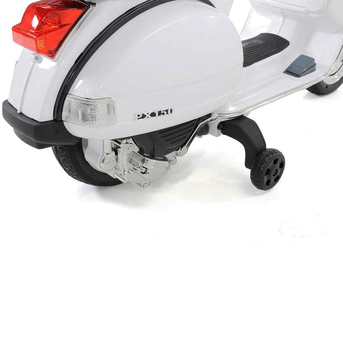 Kinder Vespa Scooter PX150 12V (wit) - Trapautodealer