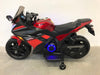 Ninja elektrische kindermotor 12V met handgas (rood) - Trapautodealer