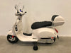 Vespa GTS Kinder Scooter Elektrisch 12V (wit) - Trapautodealer