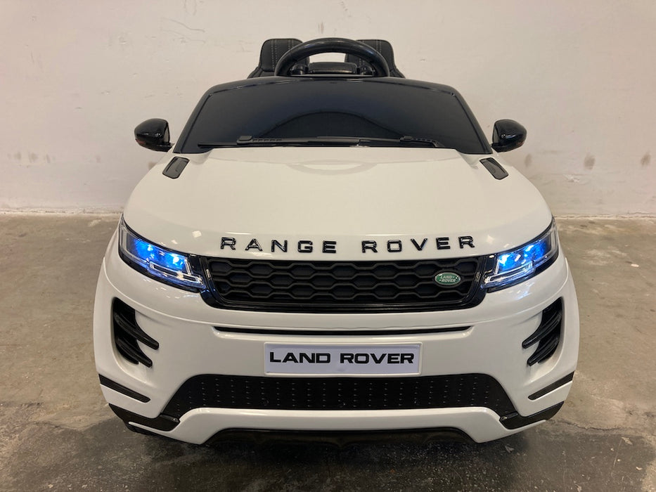 Range Rover Evoque Kinderauto 12V 4WD + 2.4G RC (wit) - Trapautodealer