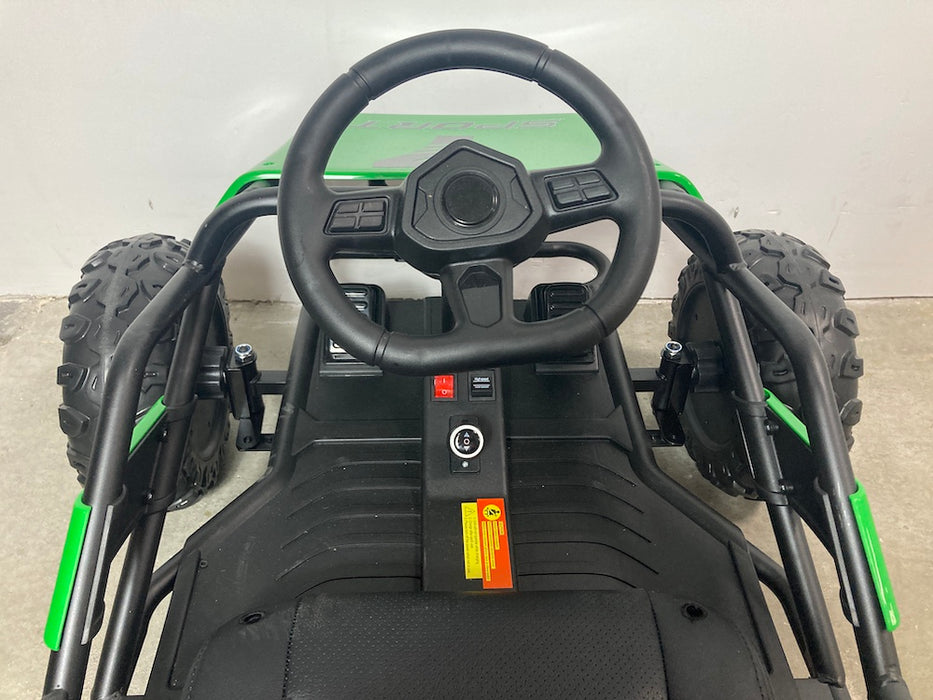 Spark elektrische kinderbuggy 24V (groen) - Trapautodealer
