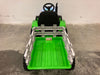 Kindertractor 12V + 2.4G RC + Aanhanger (groen) - Trapautodealer