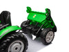 Kinder tractor 24V met aanhanger + 2.4G RC (Rood) - Trapautodealer
